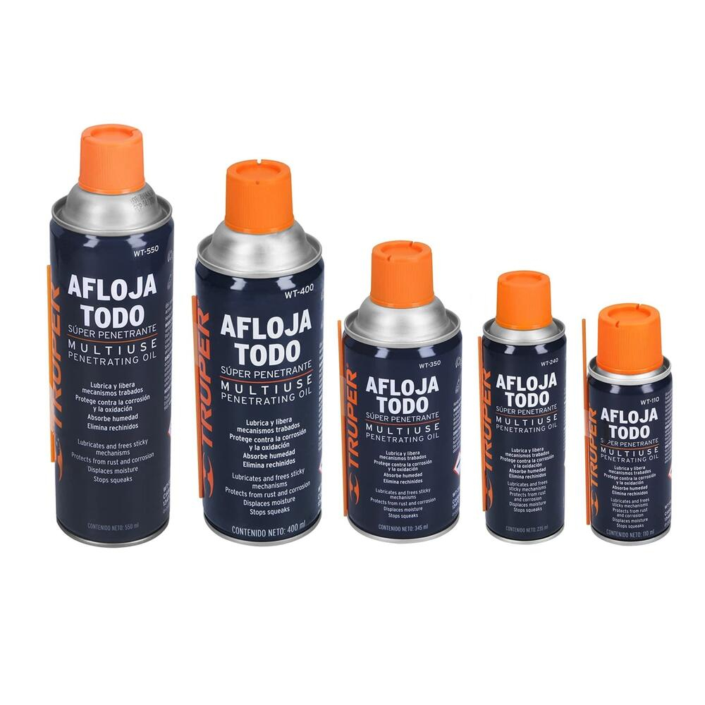 Aceite aflojatodo en aerosol Truper