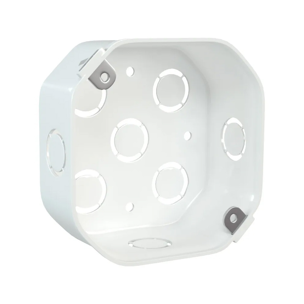 Caja de luz de paso octogonal